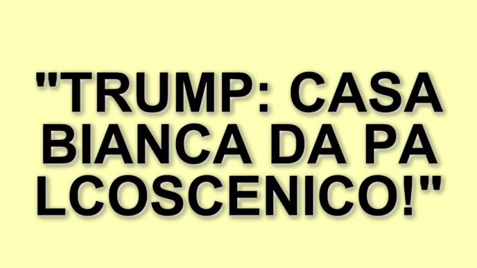 Il barocco di Trump: la Casa Bianca si trasforma in un palcoscenico di ostentazione