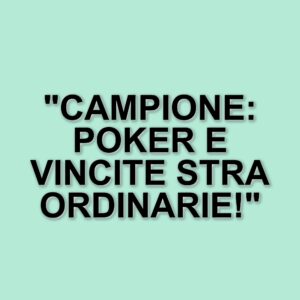 Il casinò di Campione: un nuovo inizio con tornei di poker e grande affluenza