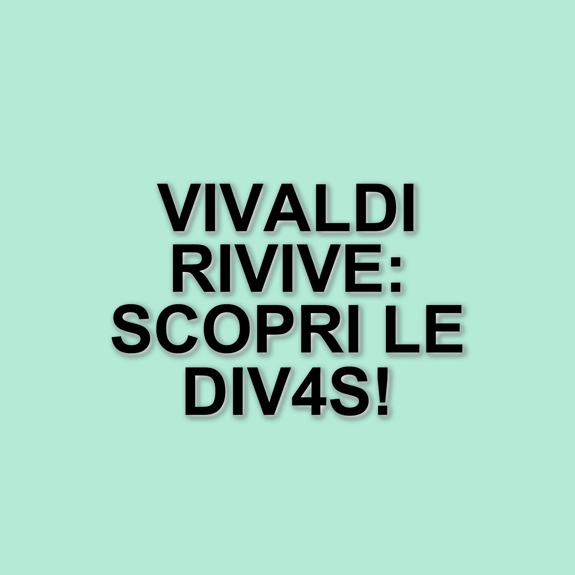 Le DIV4S: Il quartetto vocale tutto al femminile che celebra Vivaldi a Roma