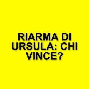 Il dibattito sul campo largo: tensioni tra opposizioni e il piano di riarmo di Ursula von der Leyen