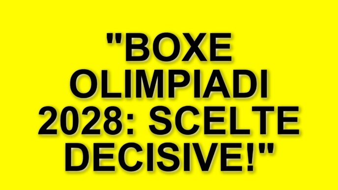 Il futuro della boxe alle Olimpiadi: decisioni cruciali in vista del 2028 a Los Angeles