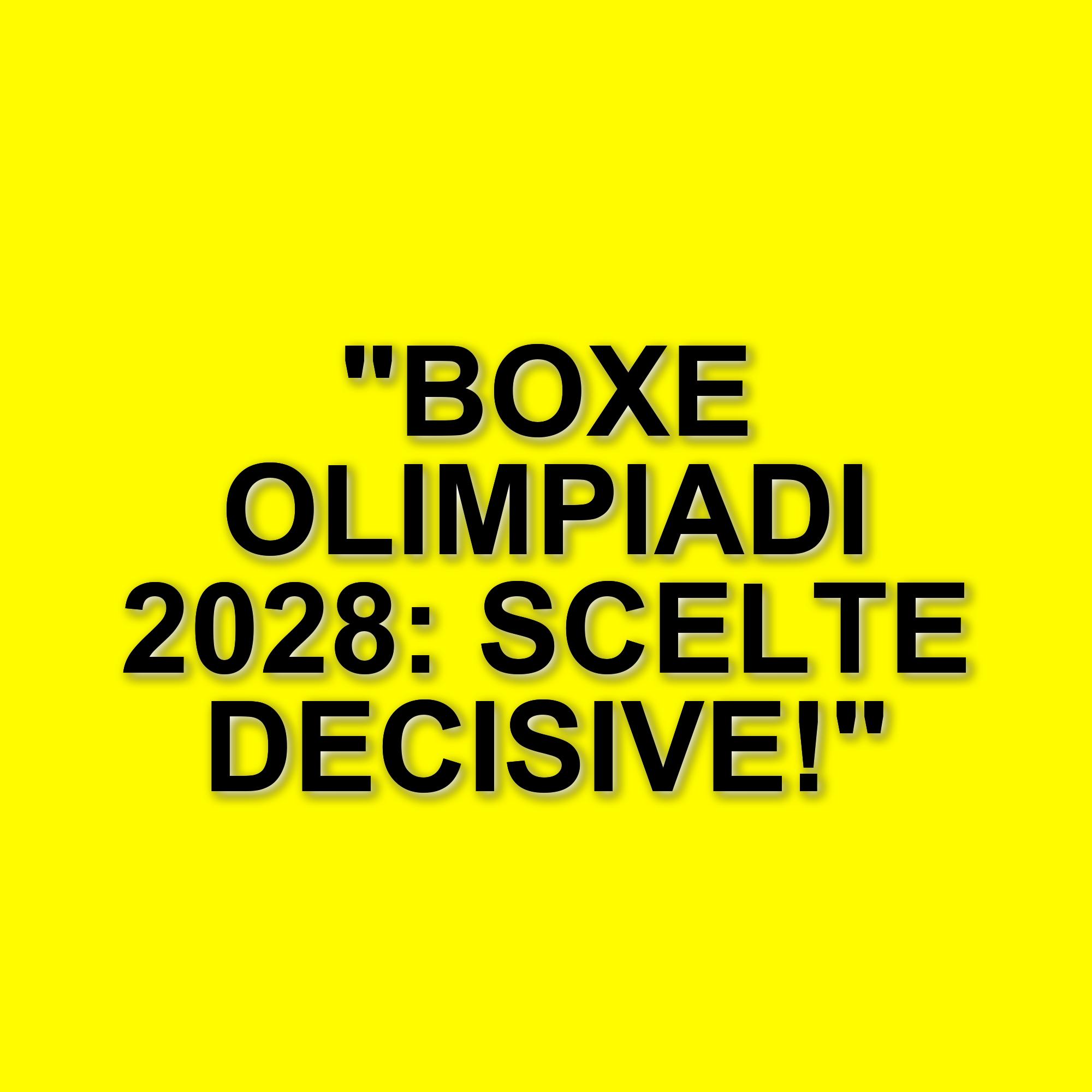 Il futuro della boxe alle Olimpiadi: decisioni cruciali in vista del 2028 a Los Angeles
