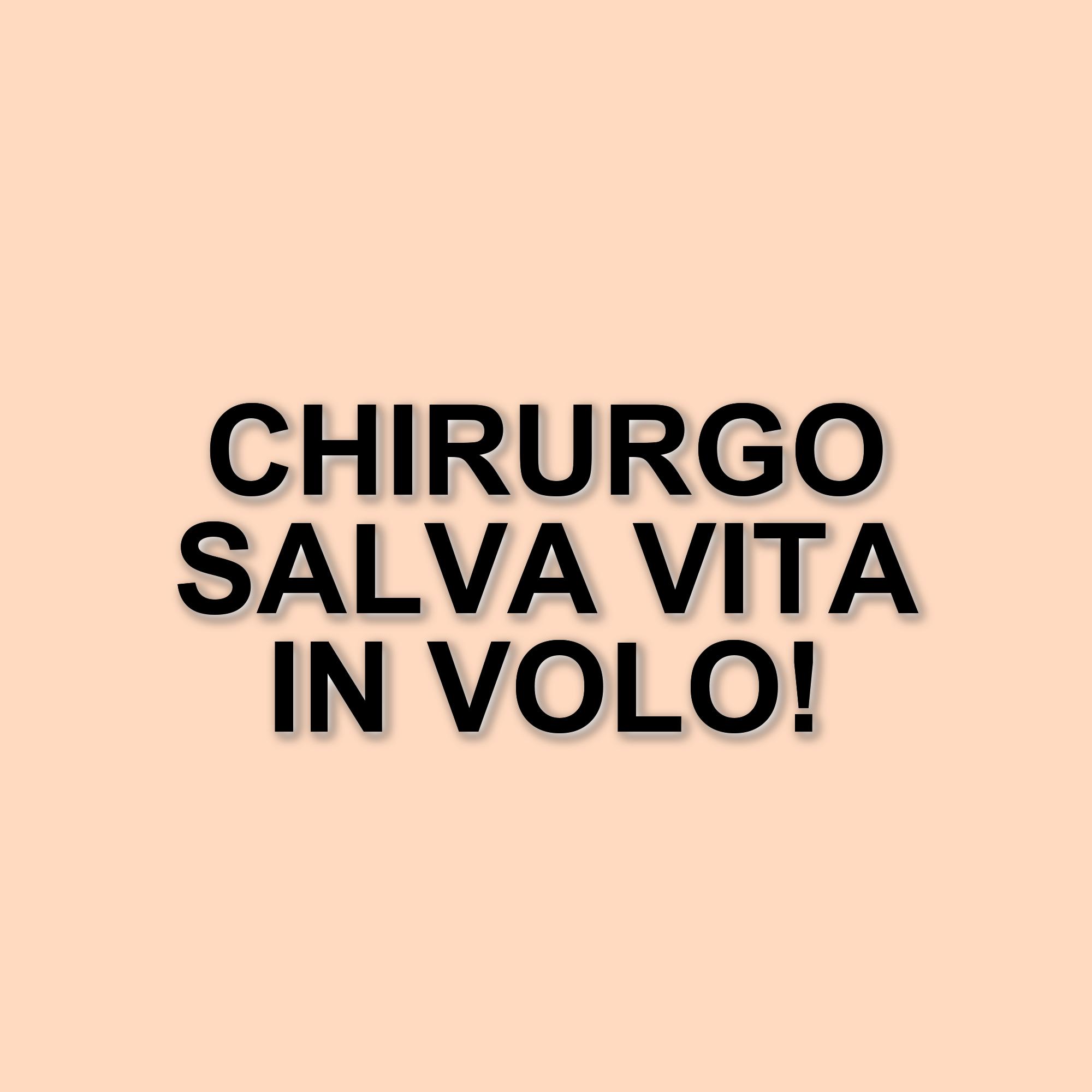 Il giovane chirurgo tarantino che ha salvato una vita in volo: la storia di Nicolò Valentini