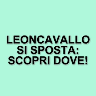 Il leoncavallo di milano si prepara a un trasferimento: nuova sede in via san dionigi