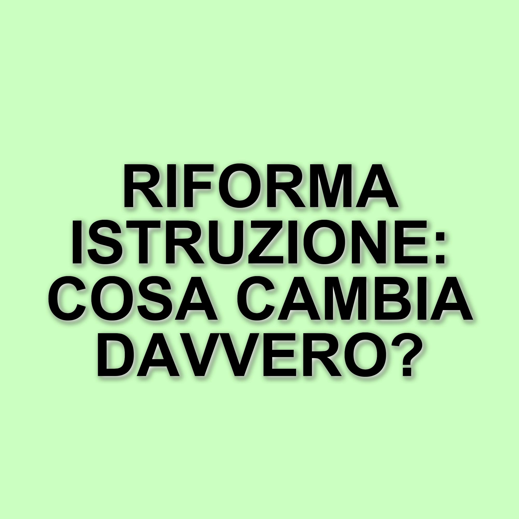 Nuove norme per l'istruzione: stop ai diplomifici e riforma dell'istruzione tecnica