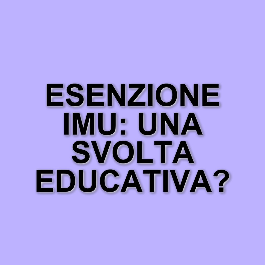 Il governo Meloni annuncia l'esenzione dell'Imu per le scuole paritarie: un passo verso il pluralismo educativo