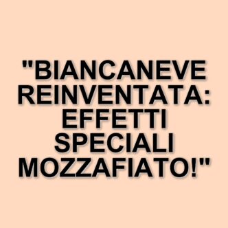 Il nuovo film di Mark Webb: una rivisitazione della fiaba di Biancaneve con effetti speciali