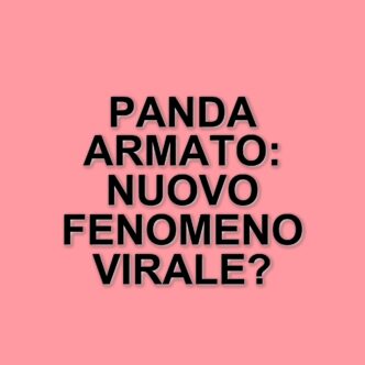 Il panda armato di Roma: un nuovo trend virale dopo il caso di Topolino a Napoli