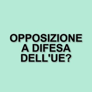 Il piano di difesa dell'Unione Europea: tensioni e opposizioni tra i paesi mediterranei