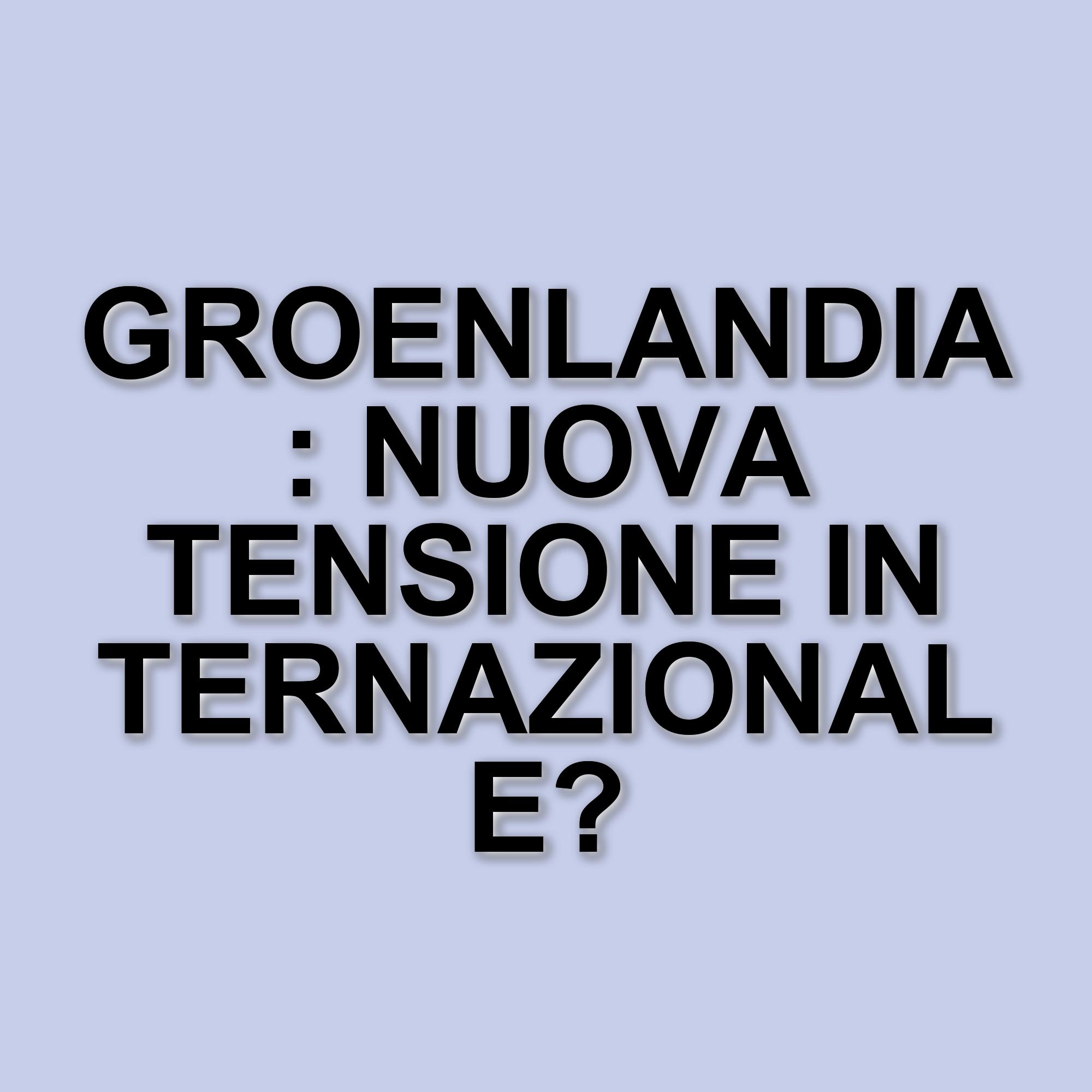 La groenlandia al centro della strategia di sicurezza americana: Trump e Vance in visita