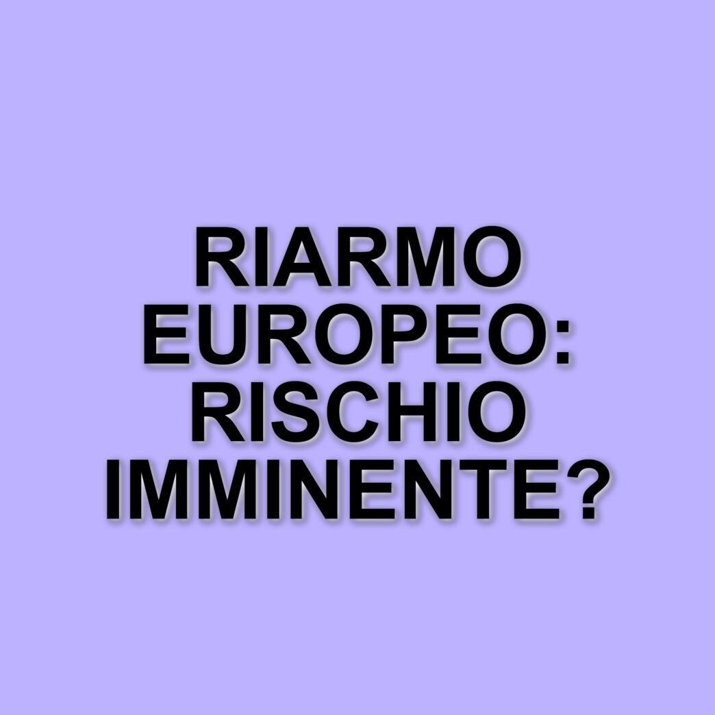 Il professor Orsini analizza il riarmo dell'Unione Europea e i rischi della guerra in Ucraina