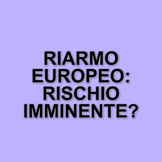 Il professor Orsini analizza il riarmo dell'Unione Europea e i rischi della guerra in Ucraina