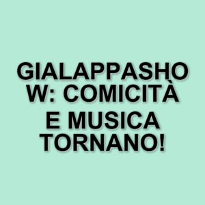 GialappaShow: la nuova stagione in arrivo su TV8 con ospiti e sorprese