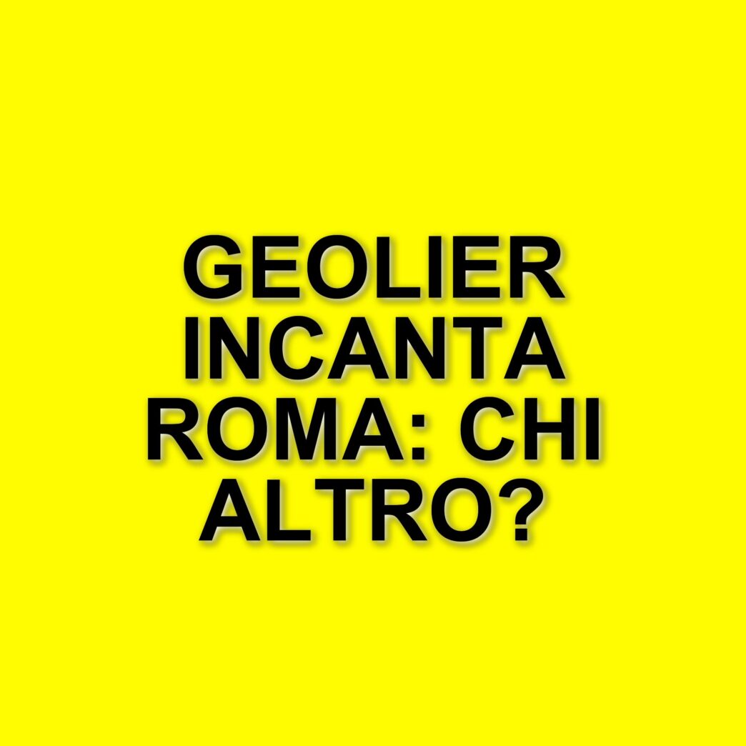Concerti e sorprese: Geolier incanta Roma con ospiti speciali al Palazzo dello Sport