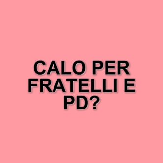 Sondaggio Politico: Fratelli D'Italia E Pd In Calo, Forza Italia E Lega In Crescita