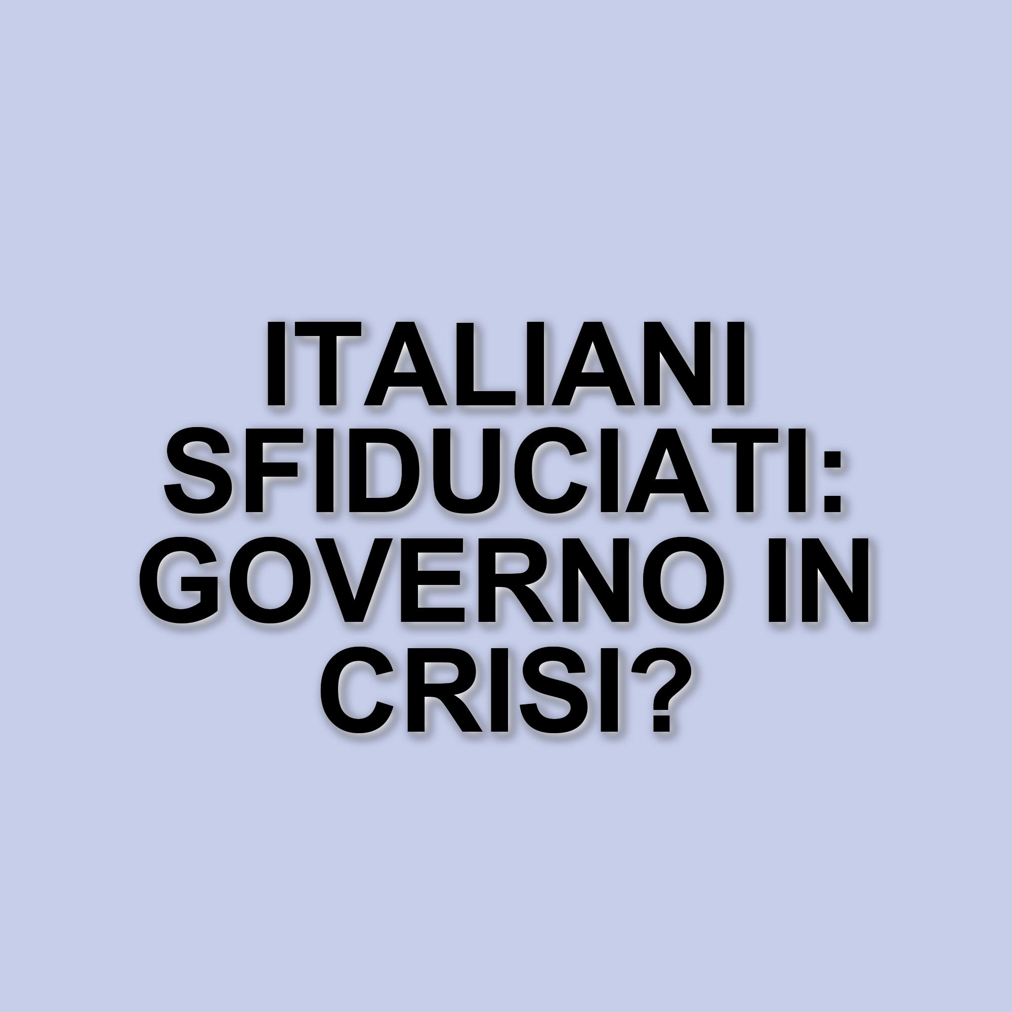 Gli italiani e la guerra: un sondaggio rivela sfiducia e divisioni politiche