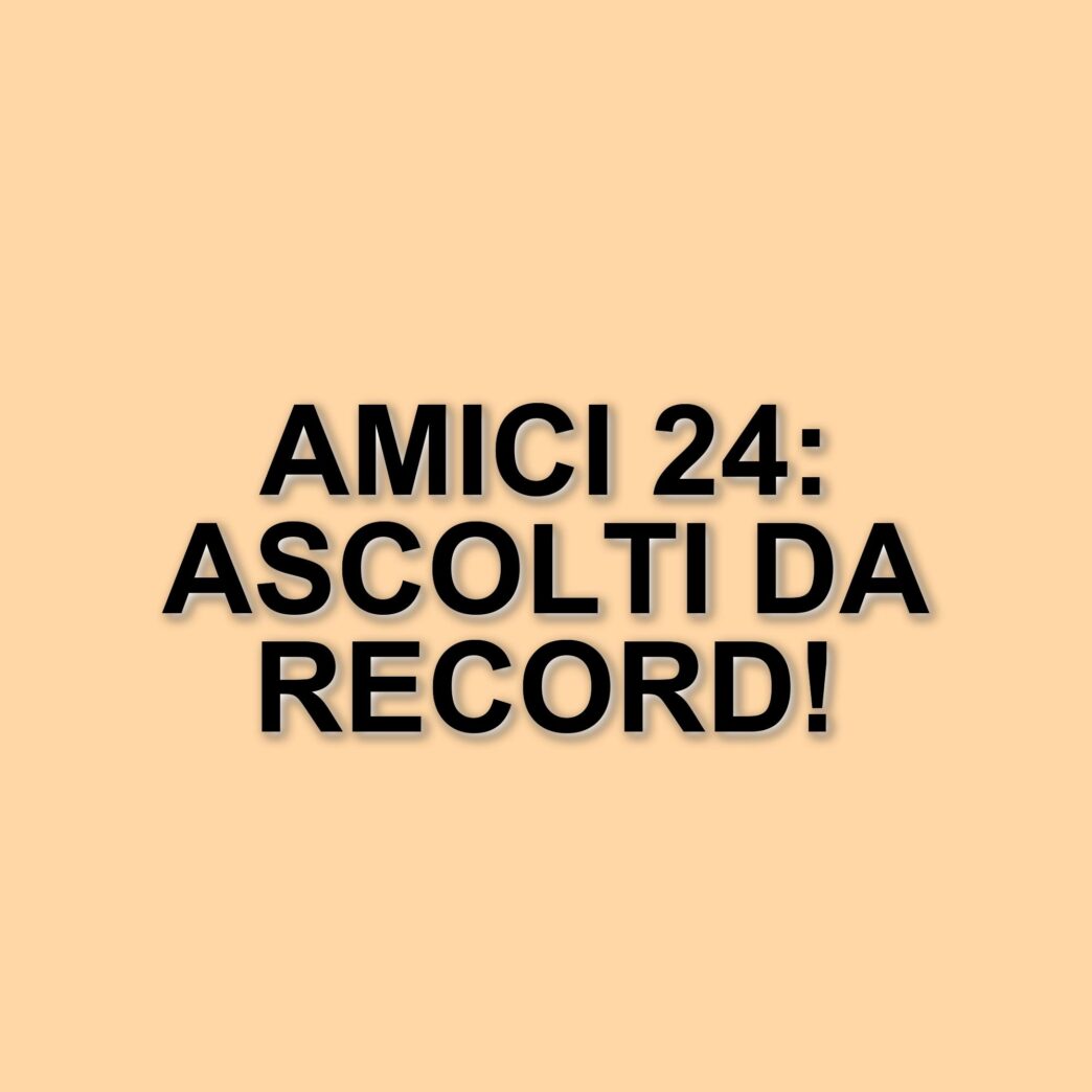 Amici 24 continua a dominare gli ascolti del sabato sera, mentre Ne vedremo delle belle fatica a decollare