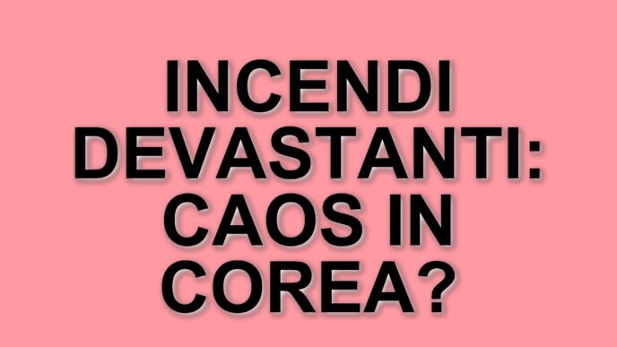 Incendi devastanti in Corea del Sud: almeno 19 vittime e migliaia di sfollati