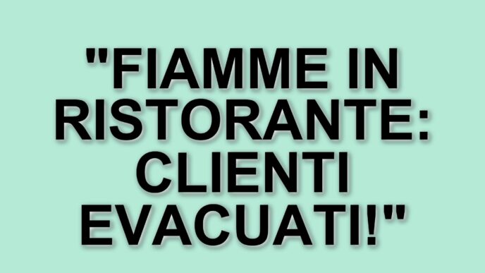 Incendio in un ristorante di Monza: evacuati i clienti, intervento dei vigili del fuoco