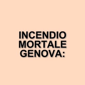 Incendio mortale a Genova: un giovane di 29 anni perde la vita in un appartamento di Sestri Ponente