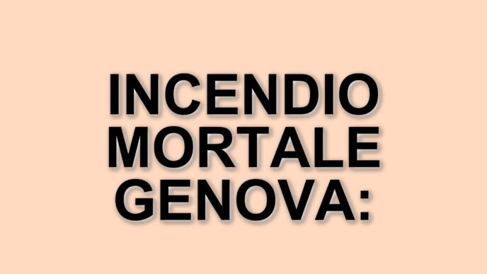 Incendio mortale a Genova: un giovane di 29 anni perde la vita in un appartamento di Sestri Ponente