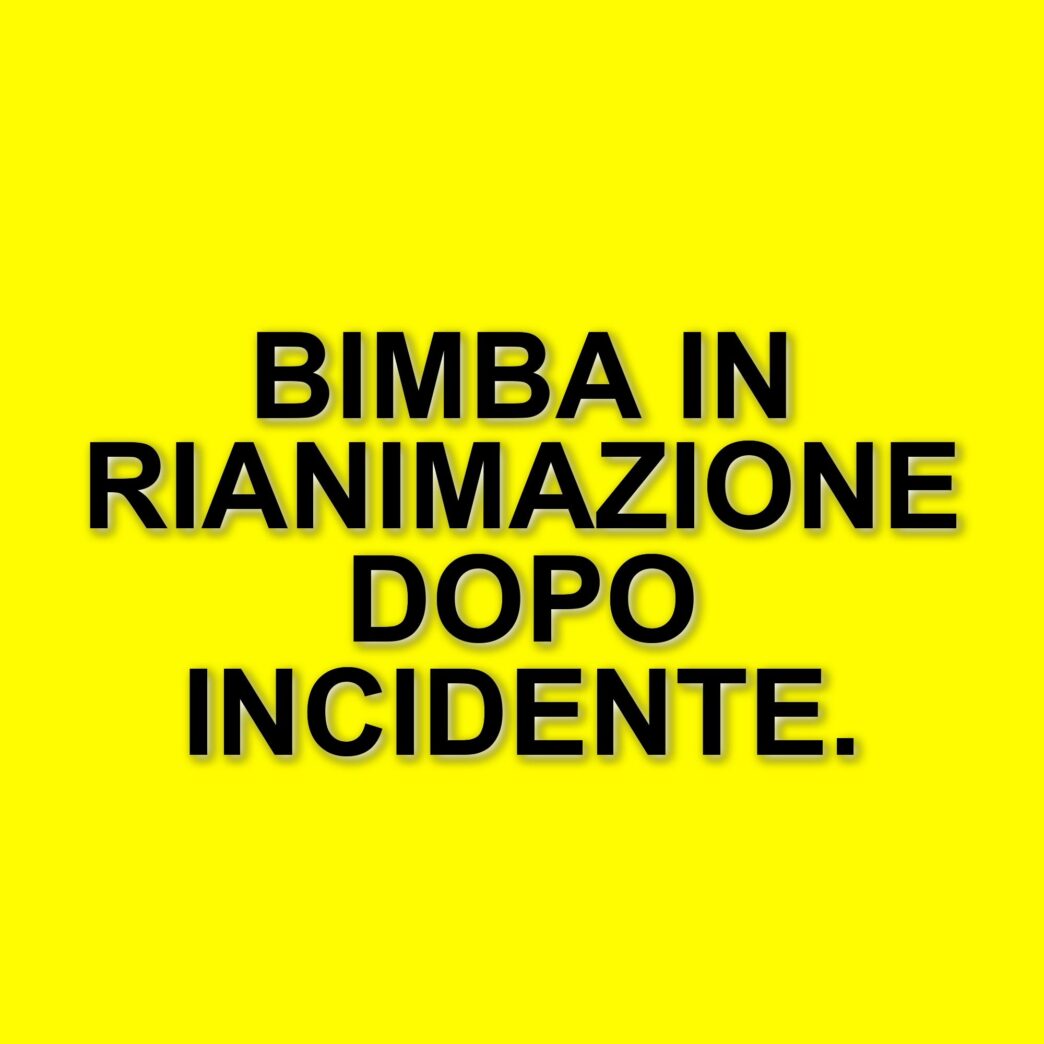 Incidente a Cingoli: bimba di 2 anni investita da un'auto, è in rianimazione