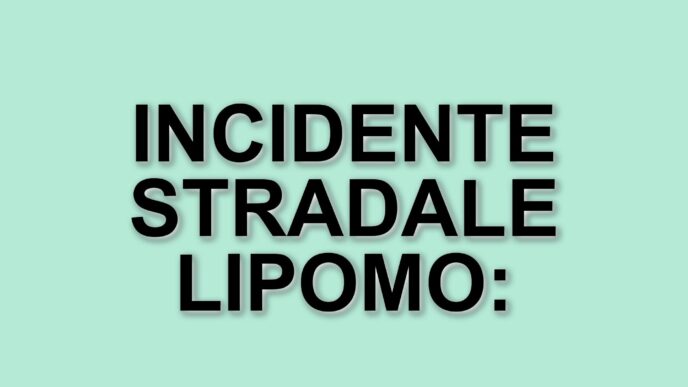 Incidente stradale a Lipomo: grave un giovane di 18 anni dopo scontro tra auto e scooter