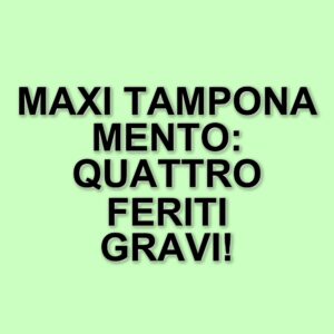 Incidente stradale sulla A1: maxi tamponamento a San Giuliano Milanese provoca quattro feriti