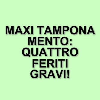 Incidente stradale sulla A1: maxi tamponamento a San Giuliano Milanese provoca quattro feriti