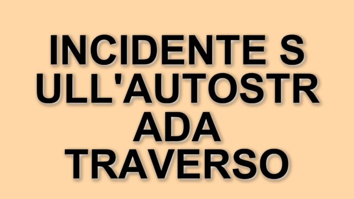 Incidente sull'autostrada A1: Tir di traverso causa traffico congestionato e coda di 16 km