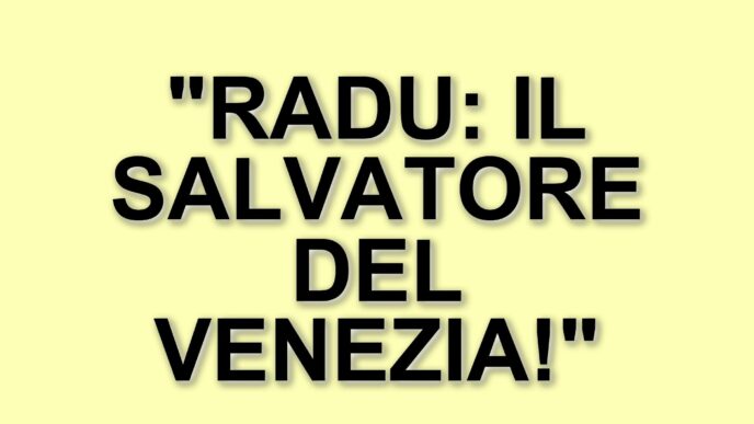 Ionut Radu, il portiere che sta guidando il Venezia verso la salvezza