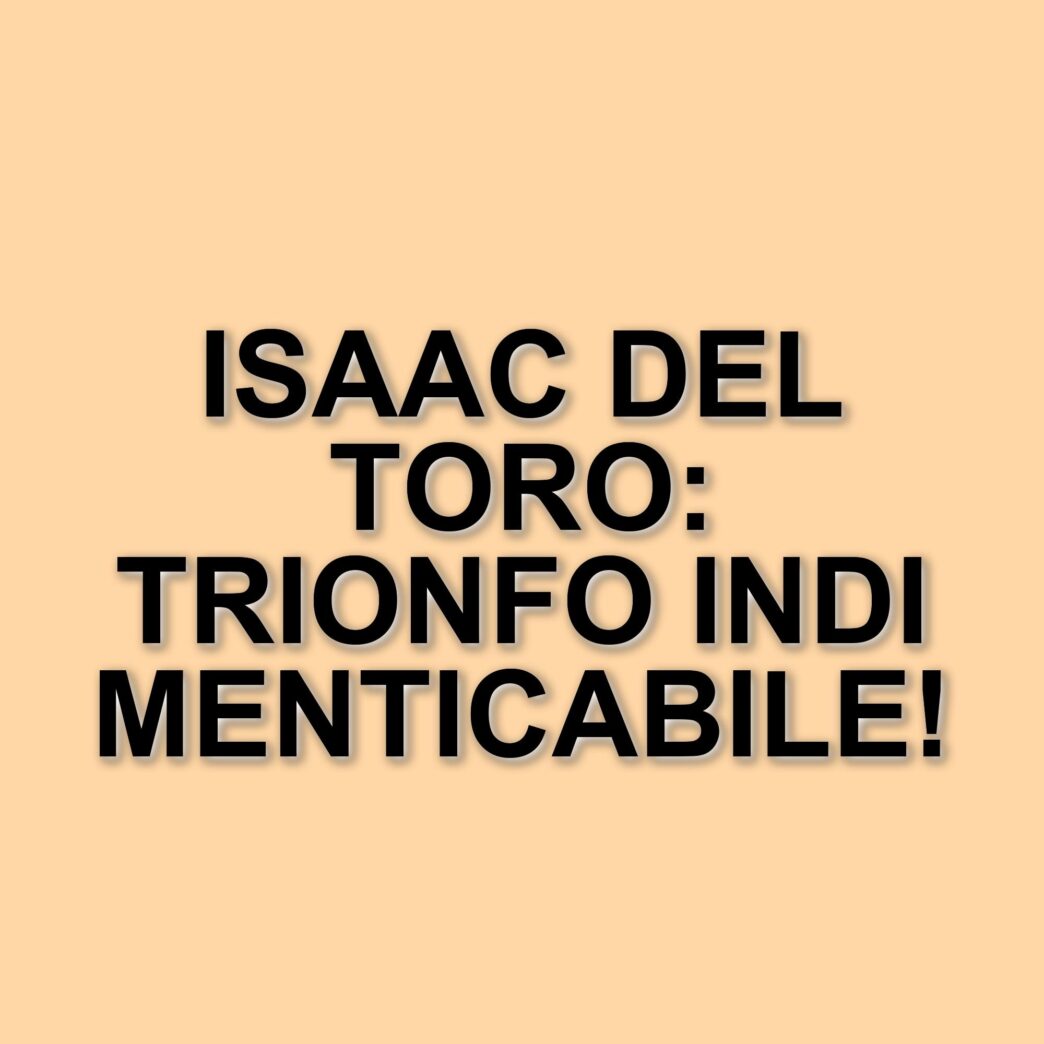 Isaac Del Toro conquista la Milano-Torino 2025: una vittoria che segna la sua carriera
