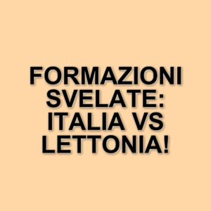 Italia Lettonia U19: Le probabili formazioni per il primo impegno a Crotone