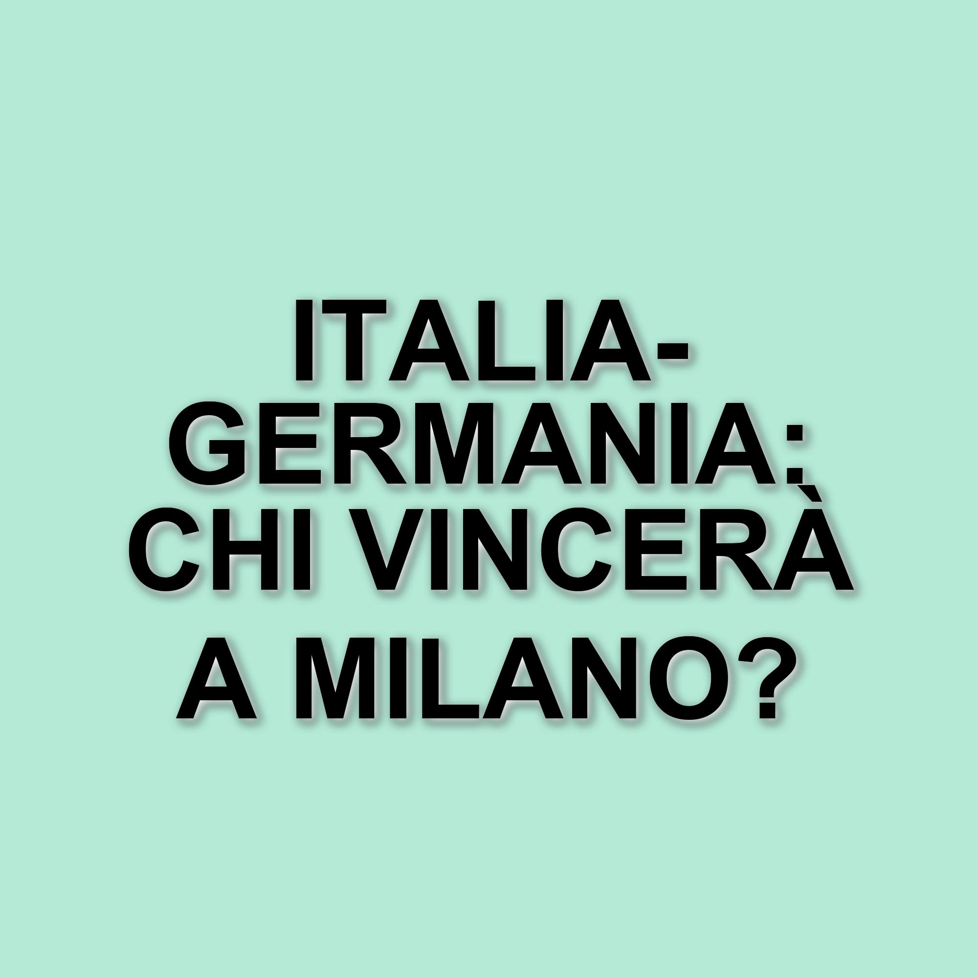 Italia e Germania: il grande scontro di Nations League in arrivo a Milano