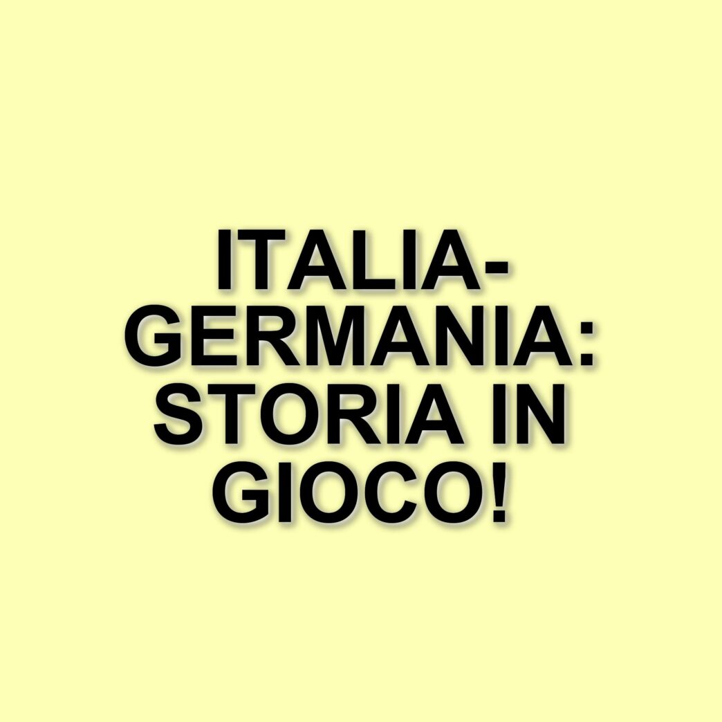 Italia e Germania: la sfida che riaccende la storia del calcio azzurro