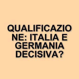 Italia e Germania: tutto ciò che serve per la qualificazione alla Nations League