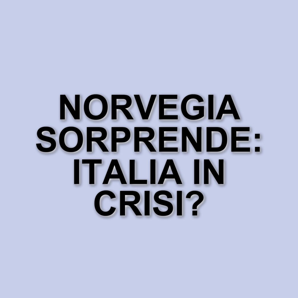 Italia in allerta: la Norvegia trionfa e mette pressione nel girone di qualificazione ai Mondiali