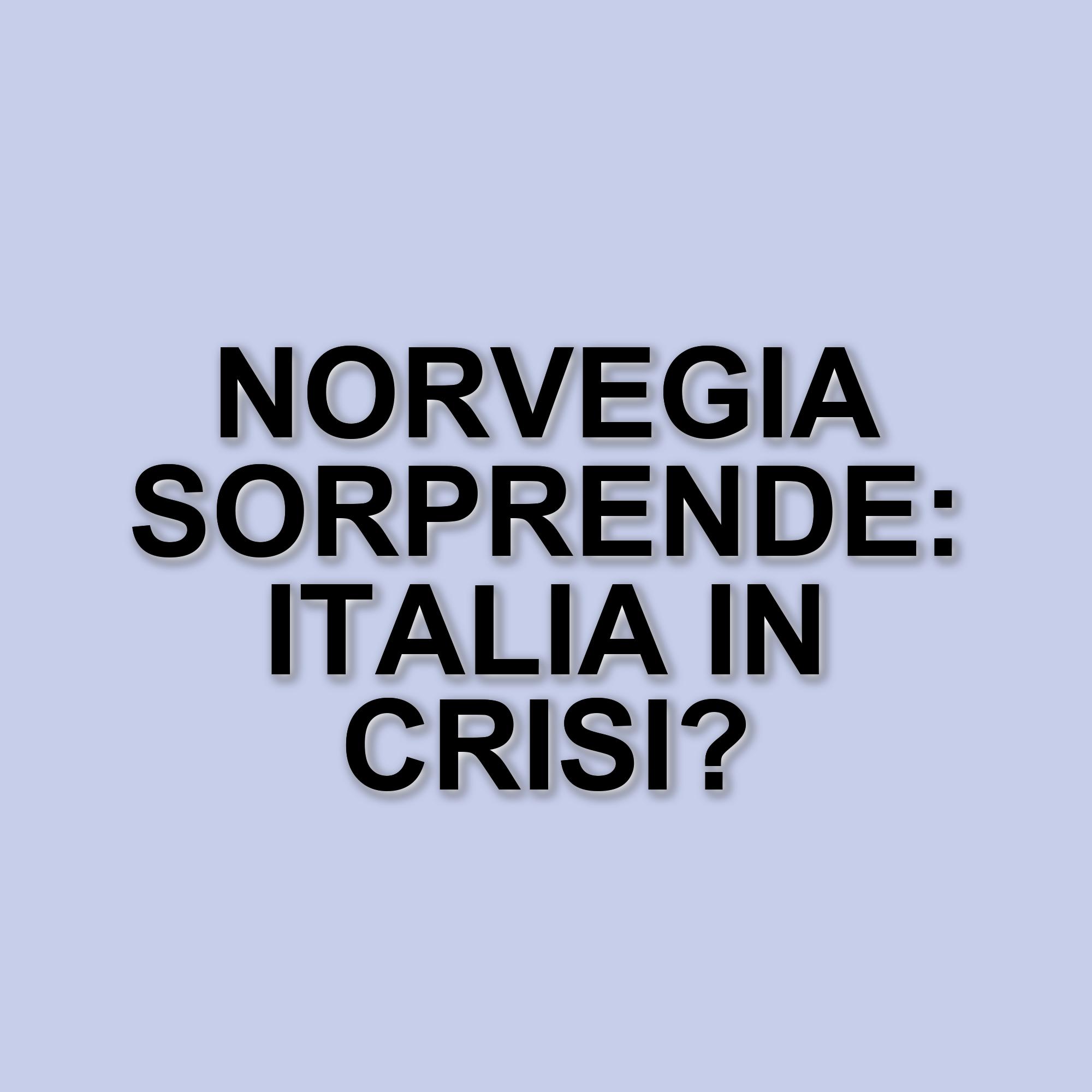 Italia in allerta: la Norvegia trionfa e mette pressione nel girone di qualificazione ai Mondiali