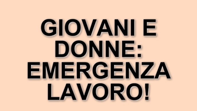 Italia in fondo alla classifica europea per occupazione: giovani e donne i più colpiti