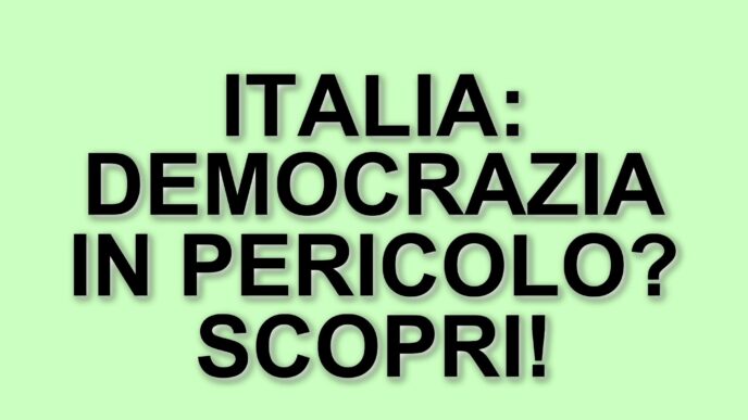 Italia tra i Paesi che Minano la Democrazia: il rapporto di Liberties sotto la lente