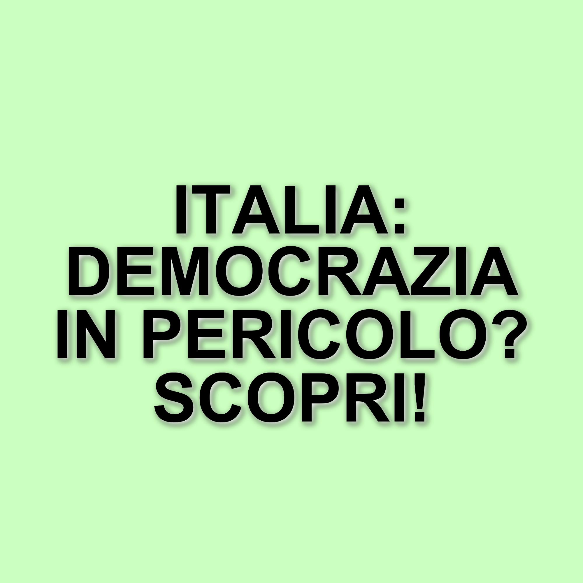 Italia tra i Paesi che Minano la Democrazia: il rapporto di Liberties sotto la lente