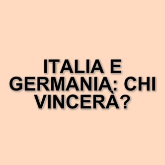 Italia vs Germania: La sfida decisiva per la Nations League in programma a Milano