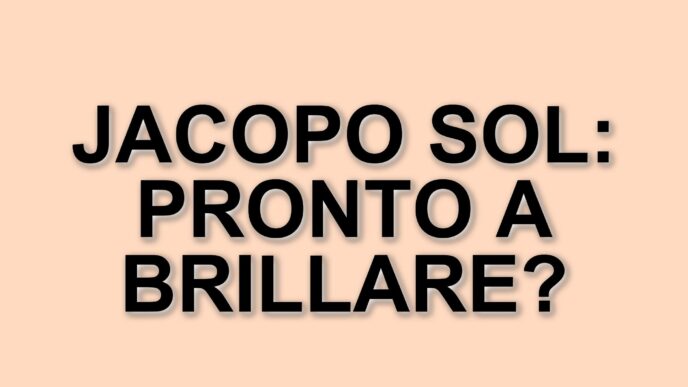 Jacopo Sol: il giovane talento di Amici 24 pronto a conquistare il palco