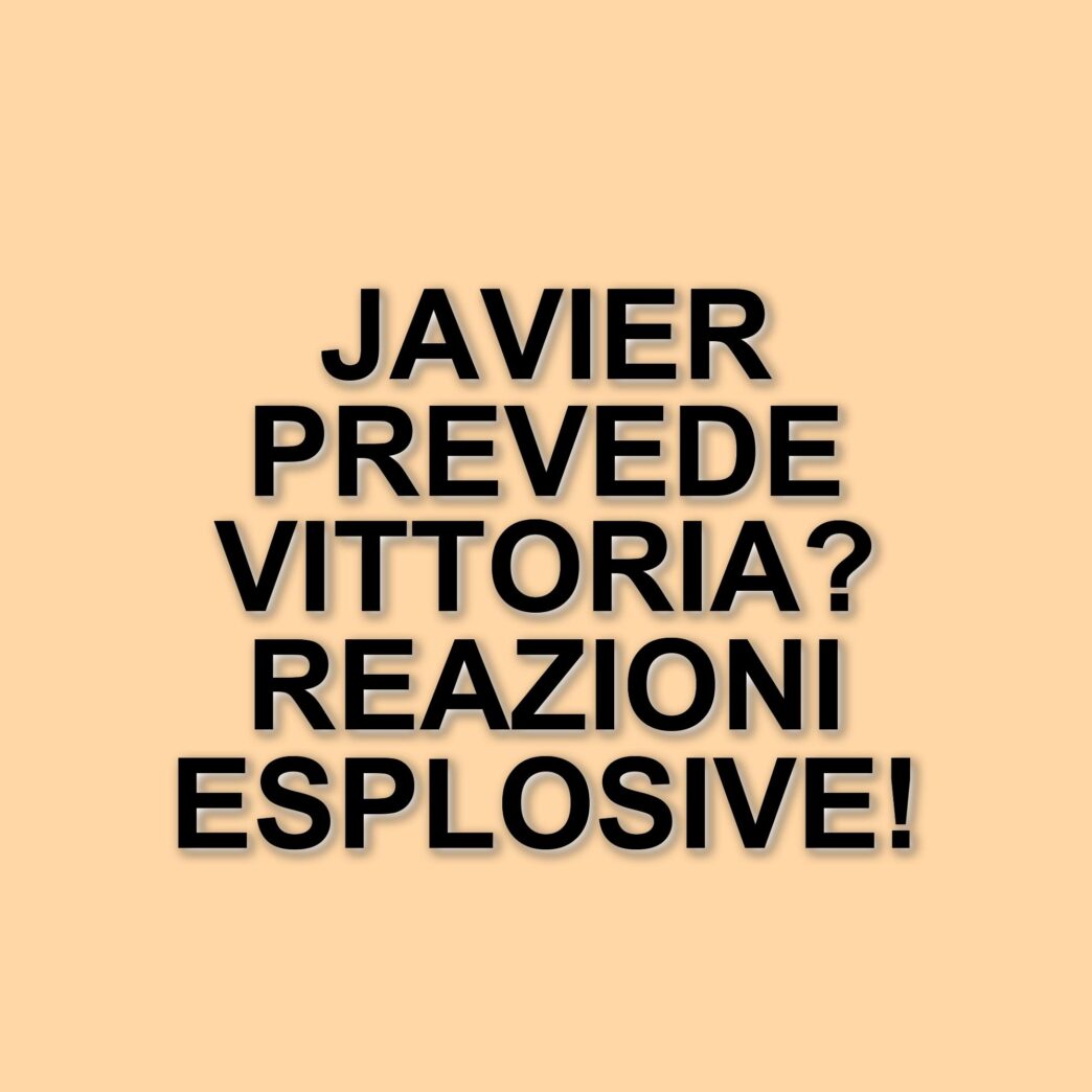 Rivelazione shock al Grande Fratello: Javier predice la vittoria di Zeudi Di Palma