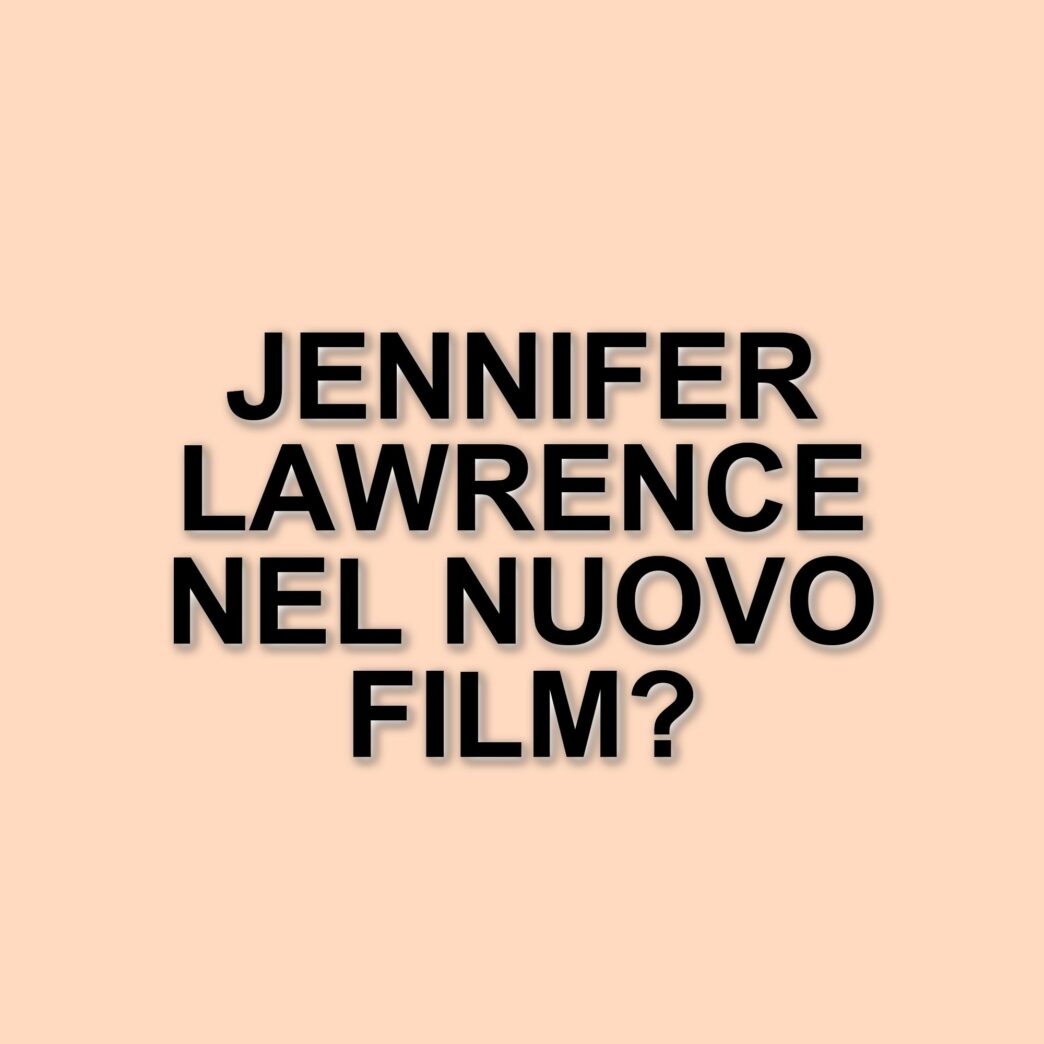 Jennifer Lawrence in trattative per il nuovo film di Jonah Hill intitolato "Cut Off"