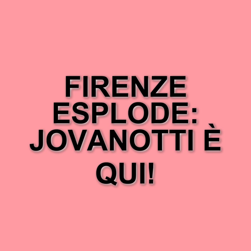 Jovanotti infiamma Firenze con il PalaJova Tour: un concerto di pura energia e gioia