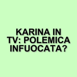 Karina Cascella torna in tv e scatena una polemica accesa a Pomeriggio 5