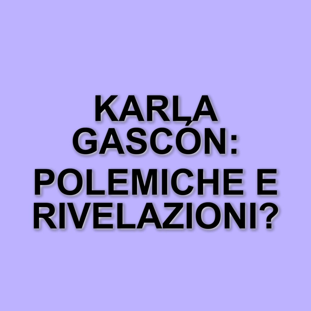 Karla Sofía Gascón affronta le polemiche sui tweet razzisti durante la presentazione del suo memoir