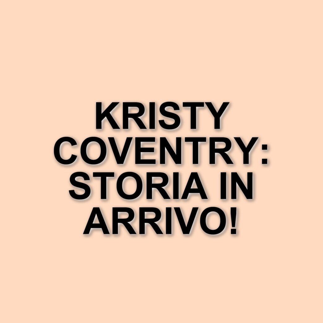 Kristy Coventry: La prima donna presidente del Comitato Olimpico Internazionale