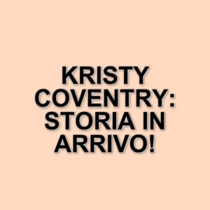 Kristy Coventry: La prima donna presidente del Comitato Olimpico Internazionale